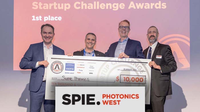 Swave Photonics - 1st Place SPIE Startup Challenge Photonics West February 2023